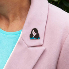 Royal gifts- Kate Enamel Pin by ChattyFeet