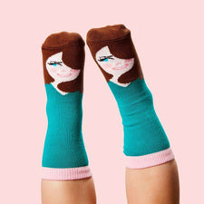 Kids funky socks - Gift for royal fans - Kate Middle-Toe
