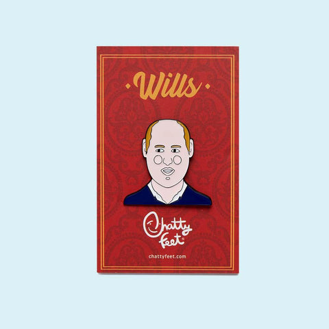 Enamel Pin Badge - Royal Gifts - Wills Badge