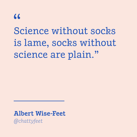 Funny socks - ChattyFeet - Cool science gift 