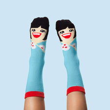 ChattyFeet Cool Kids Socks- Yoko Mono