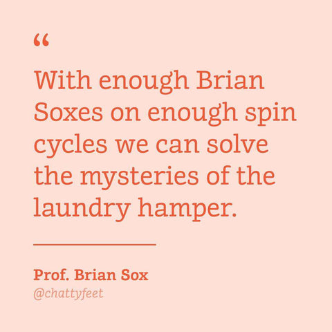 Funky socks - Science themed character - Prof. Brian Sox