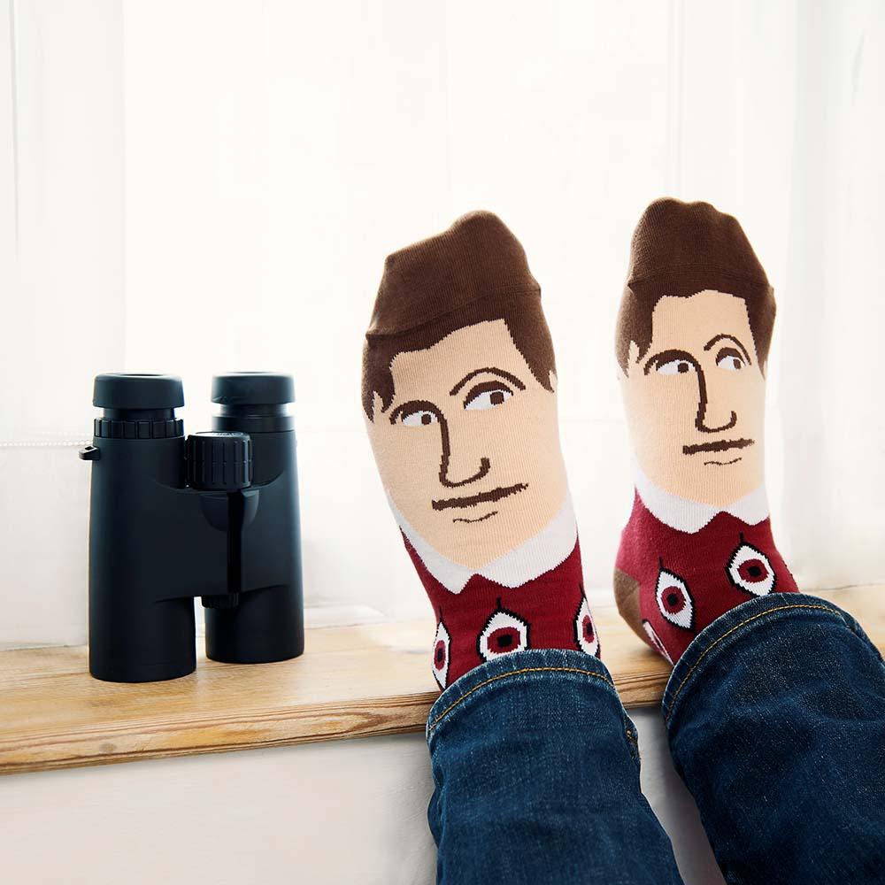 Socks with Faces - George Toewell - Literary Gift Ideas - ChattyFeet