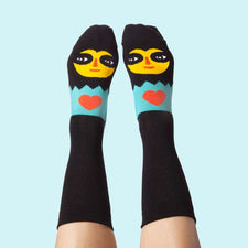 Cool gift idea for illustrators - Funny socks with characters