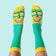 funky unisex socks -ChattyFeet - Commander Awesome